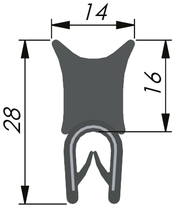 Sealing Profile PVC/EPDM