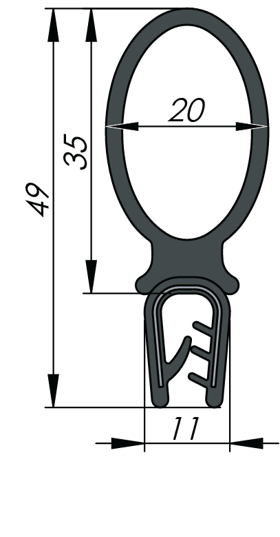 Sealing Profile PVC/EPDM Sealing Profile PVC/EPDM