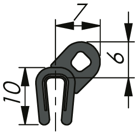 Sealing Profile PVC/EPDM