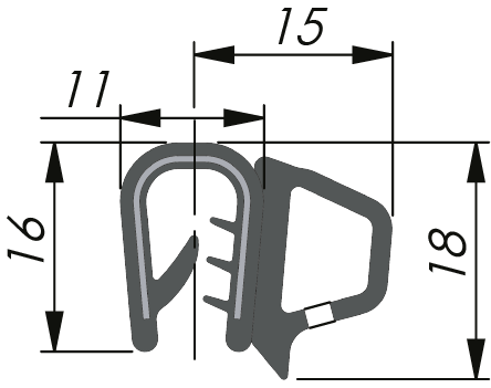 Sealing Profile PVC/EPDM Sealing Profile PVC/EPDM