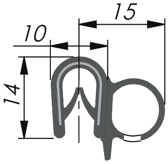 Sealing Profile PVC/EPDM
