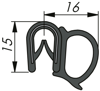 Sealing Profile PVC/EPDM