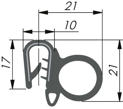 Sealing Profile PVC/EPDM Sealing Profile PVC/EPDM