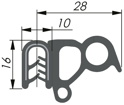 Sealing Profile PVC/EPDM Sealing Profile PVC/EPDM