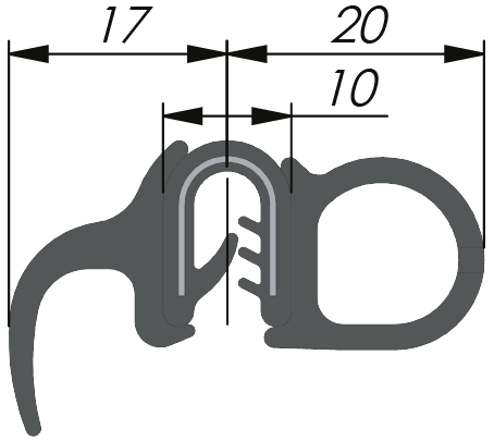 Sealing Profile PVC/EPDM Sealing Profile PVC/EPDM