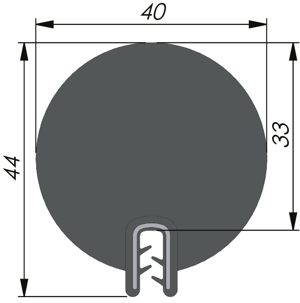 Sealing Profile PVC/EPDM