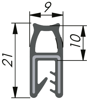 Sealing Profile EPDM