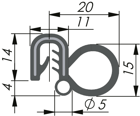 Sealing Profile EPDM