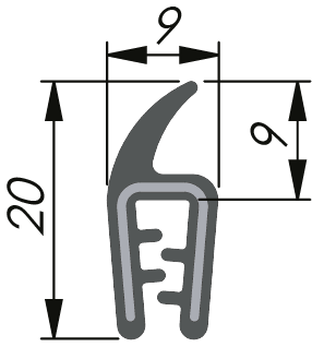 Sealing Profile EPDM