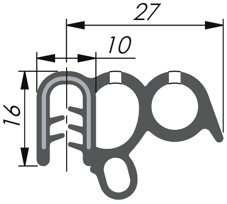 Sealing Profile EPDM