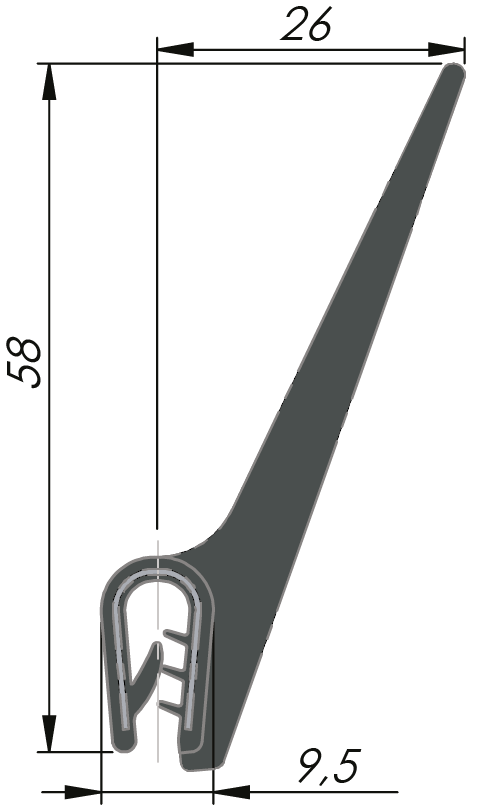 Sealing Profile EPDM