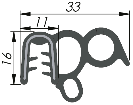 Sealing Profile EPDM