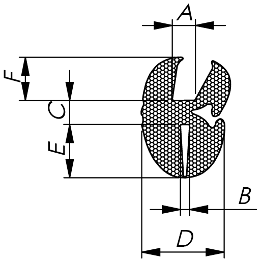 Glazing Profile EPDM
