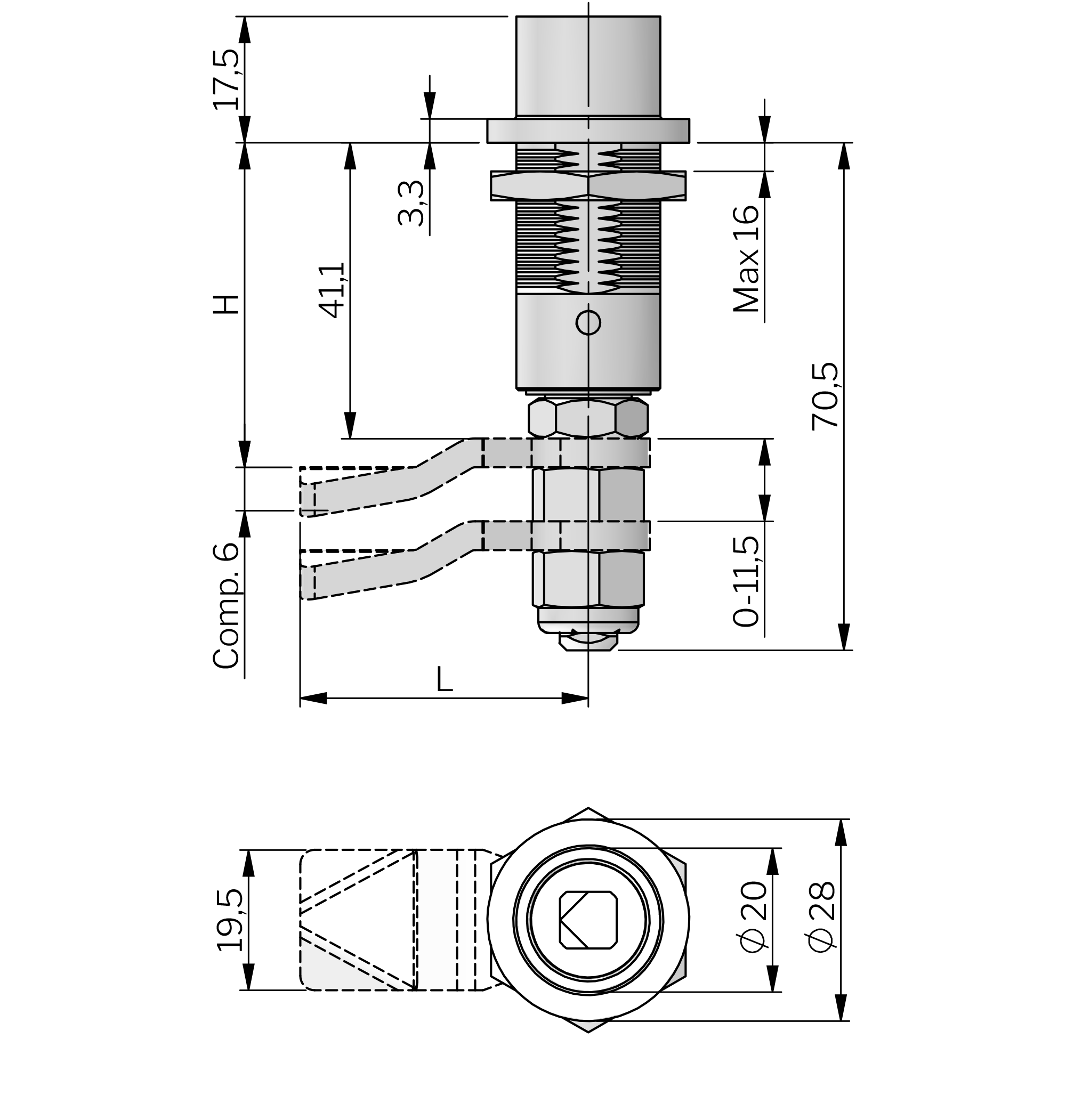 Compression Latch Stainless Steel 35 mm Compression Latch Stainless Steel 35 mm