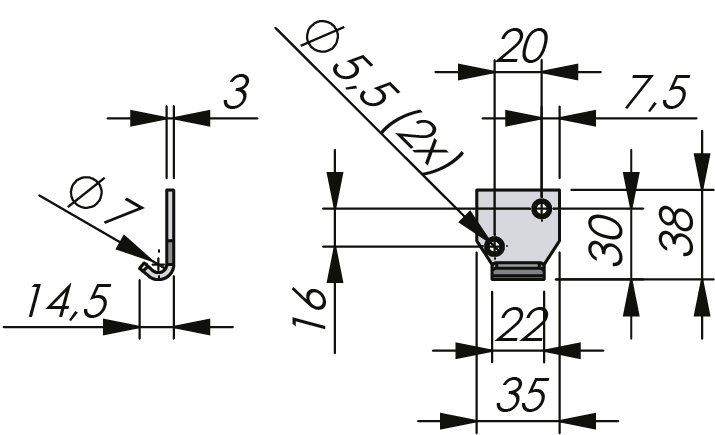 Loquet et gâche réglables