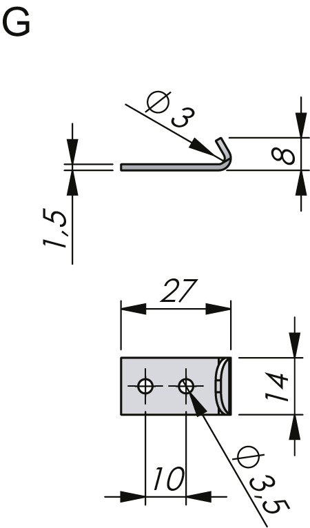 Loquet et gâchette à bascule Loquet et gâchette à bascule