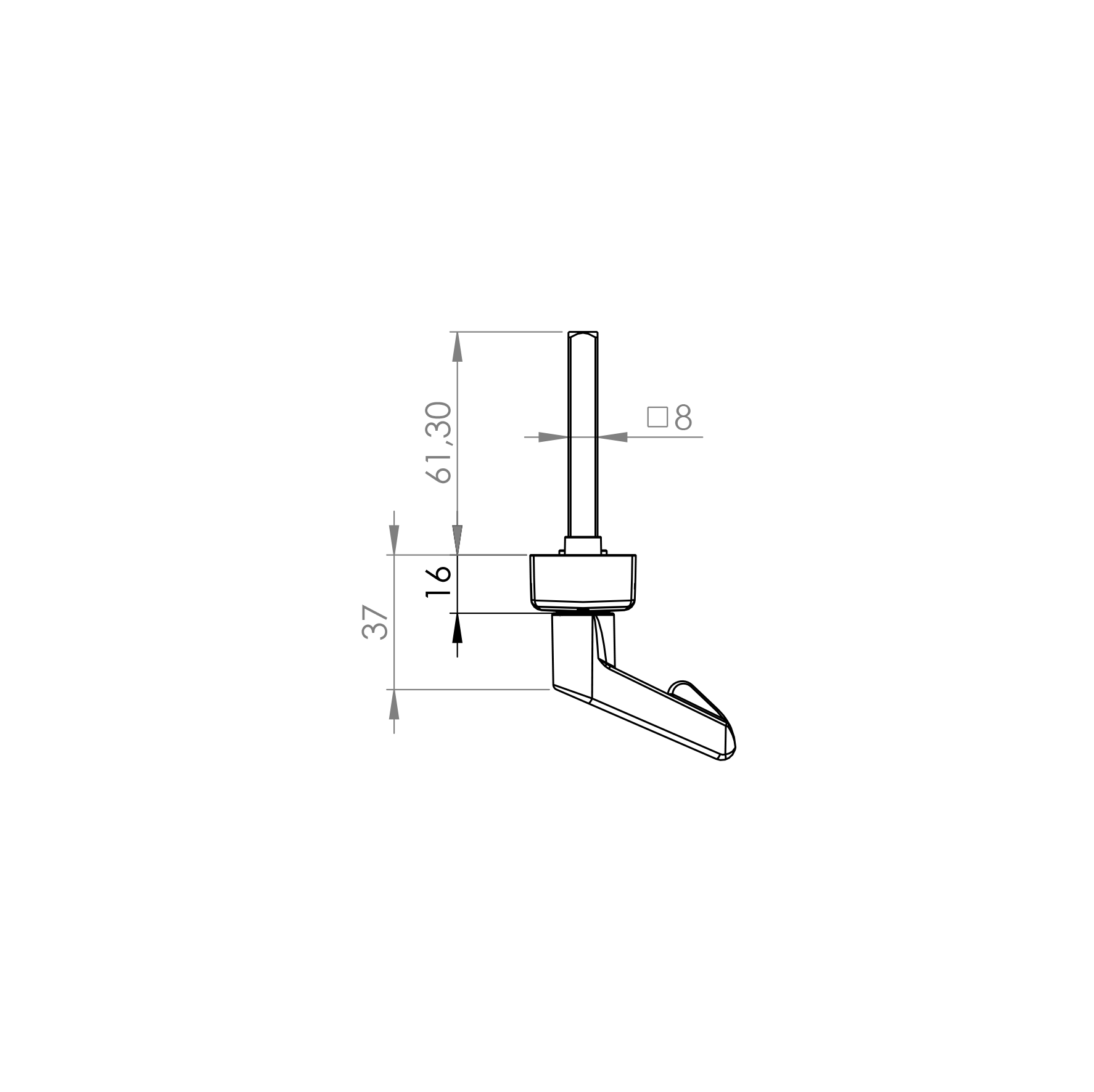 Vision Home Digital Handle Right Vision Home Digital Handle Right