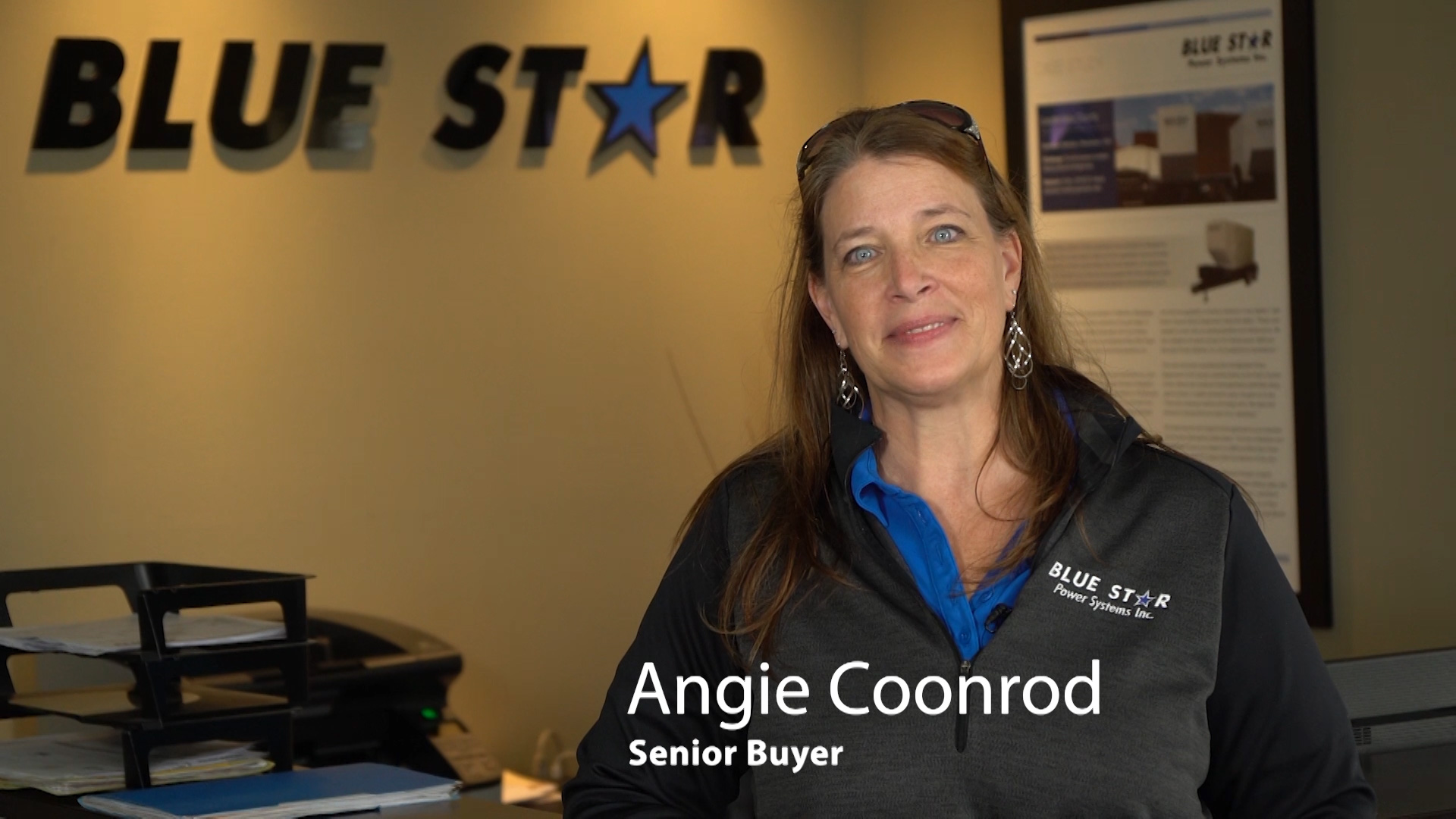 Angie Coonrod, directora de compras de Blue Star.