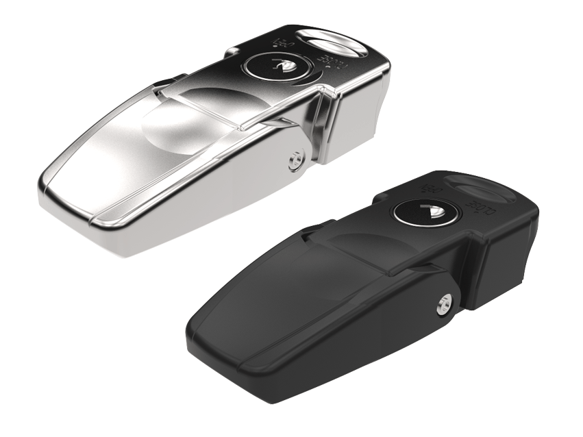 Spannverschluss, federbelastet, abschließbar