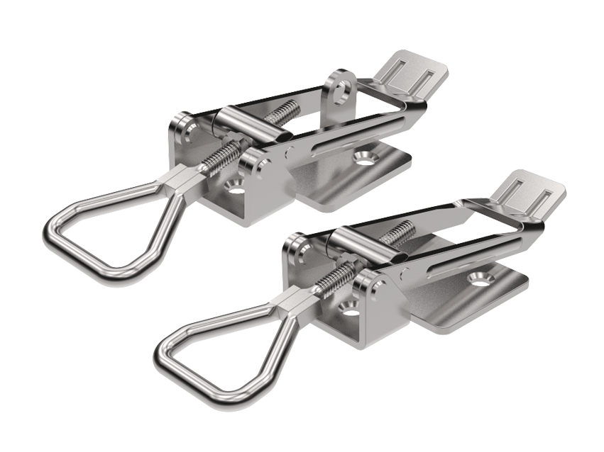 Loquet et gâche réglables